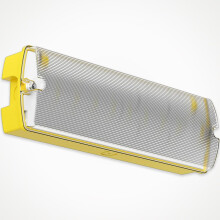 LEDBRITE 110v Emergency Bulkhead Site Lighting 4.5W IP65 Maintained Non-Maintained Fire Safety Light Work Light Fitting Exit Legend Included Self
