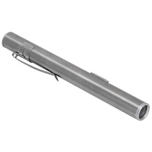 LED USB Penlight Mini Diagnostic Medical Pen Torch Light, Stainless Steel Waterproof Rechargeable Pen Light with Pocket Clip + USB Cable for Mechanic