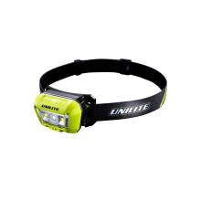 Unilite HL-8R USB Rechargeable Dual Beam Sensor Head Torch | 475 Lumen | 6500k | 4 to 35 Hours Run Time | 90 Metre Beam Range | IP65 IK07