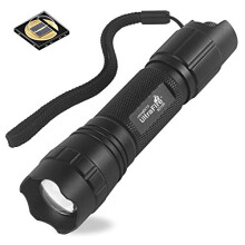 ULTRAFIRE IR Torch 940nm Infrared LED Torch, Stepless Dimming IR Light, Zoomable Infrared Light Hunting Torch for Night Vision, 501IR