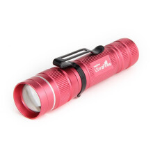 ULTRAFIRE Mini LED Tactical Torch Zoomable 300 Lumens 3 Modes Bright Small Pocket Torch, Adjustable Focus Waterproof EDC Flashlight for Kids Camping