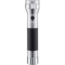 Varta Brite Essential F20 Torch, Light for Every Household, Silver