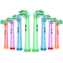 AnjoCare Kids Toothbrush Heads for Oral B, 8 Pack Soft Bristles Children Brush Heads, Kids Electric Toothbrush Heads for Sensitive Teeth and Gums