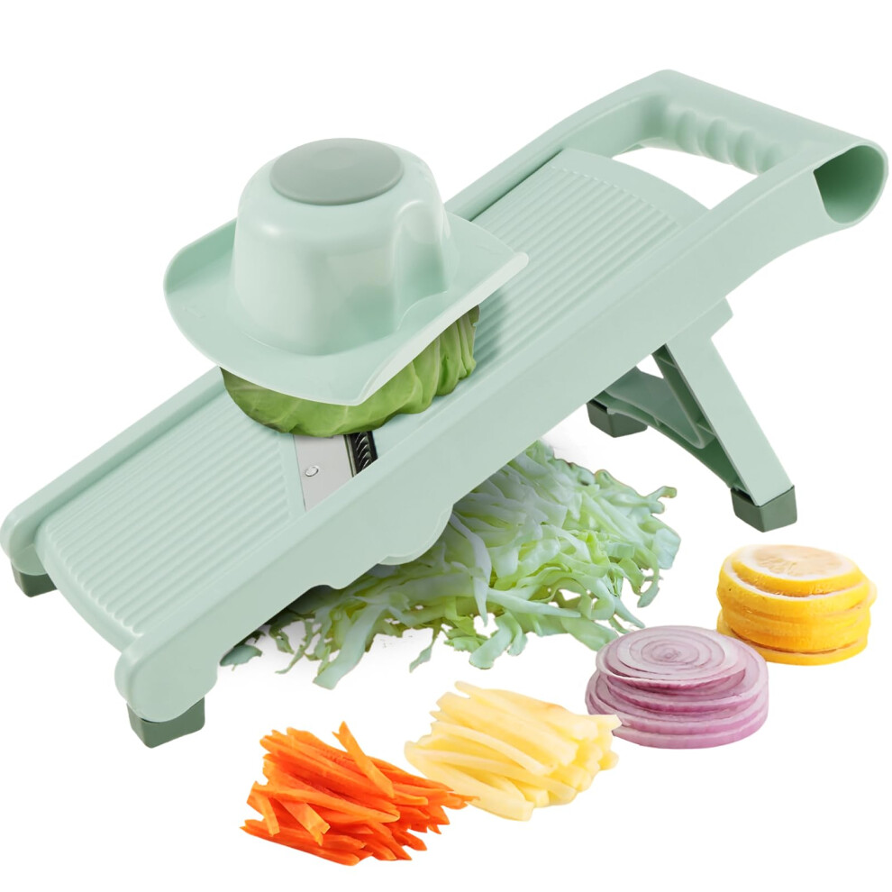 Kitchen Mandoline Vegetable Slicer, Mandoline Food Slicer, Veggie Julienne Cutter & Cheese Grater, Vegetable Chopper Cutter Mandoline Slicer Cheese