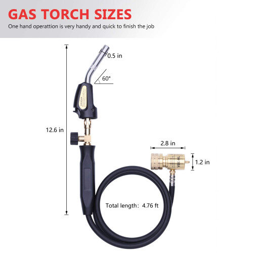 Torch hand ,Torch hand hose tips ,3600F 1