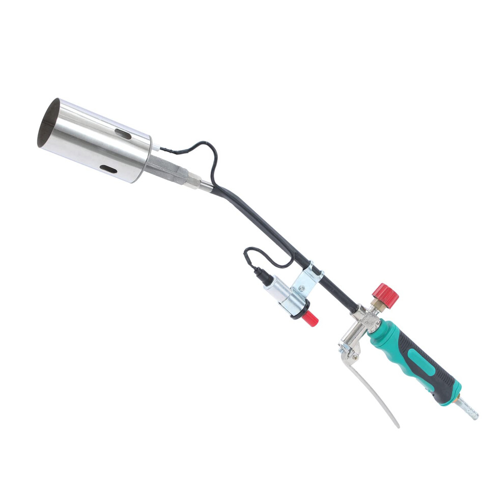 KATSU Gas Torch Weed Burner Electronic Igniter Flame Thrower Blowtorch Roofer Sealing Melting Heating Welding Soldering Torch Multi Purpose 570mm Long