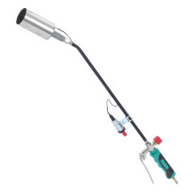 KATSU Gas Torch Weed Burner Electronic Igniter Flame Thrower Blowtorch Roofer Sealing Melting Heating Welding Soldering Torch Multi Purpose 750mm Long