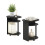 Furinno JAYA Simple Design Oval End Table, Side Table, Bedside Table, Walnut, Set of 2 5