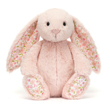(12.20", Blossom Blush) StuffedAnimal Soft Sleeping Throw Pillow Plush Toy Pillow Birthday Christmas for Kids Girlfriends Blossom Blush Bunny 'Cherry' Plush - White, 12.20in