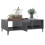 VidaXL vidaXL Coffee Table High Gloss Grey Engineered Wood Couch End Indoor 5