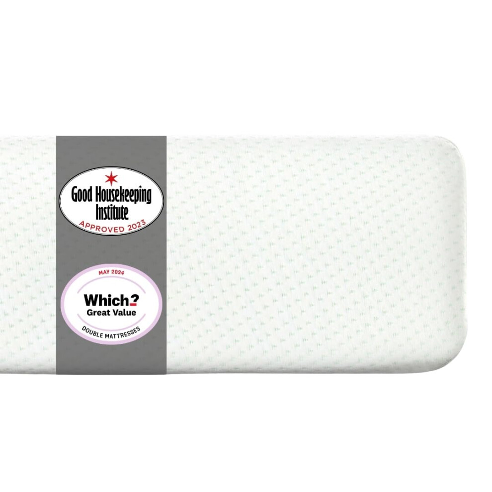 Zinus Double Mattress in memory foam 135x190 cm - Mattress Height 25 cm - Green tea mattress-image-OPC-PGCB7PT-NEW