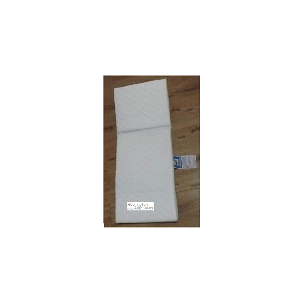 Baby Rex? Replacement Safety Foam Mattress With Quilted Cover & Split For Backrest To Fit Cross Kensington Coach Built Prams 79 X 36 Cm/Pram Silver Baby Rex