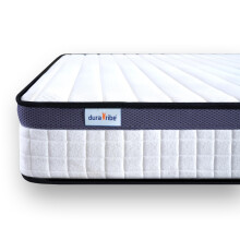 DURA TRIBE StarNap Hybrid 23cm Firm Mattress | Pocket Spring | Memory Foam | Extra Breathable (Small Double 4ft (120 x 190 cm))