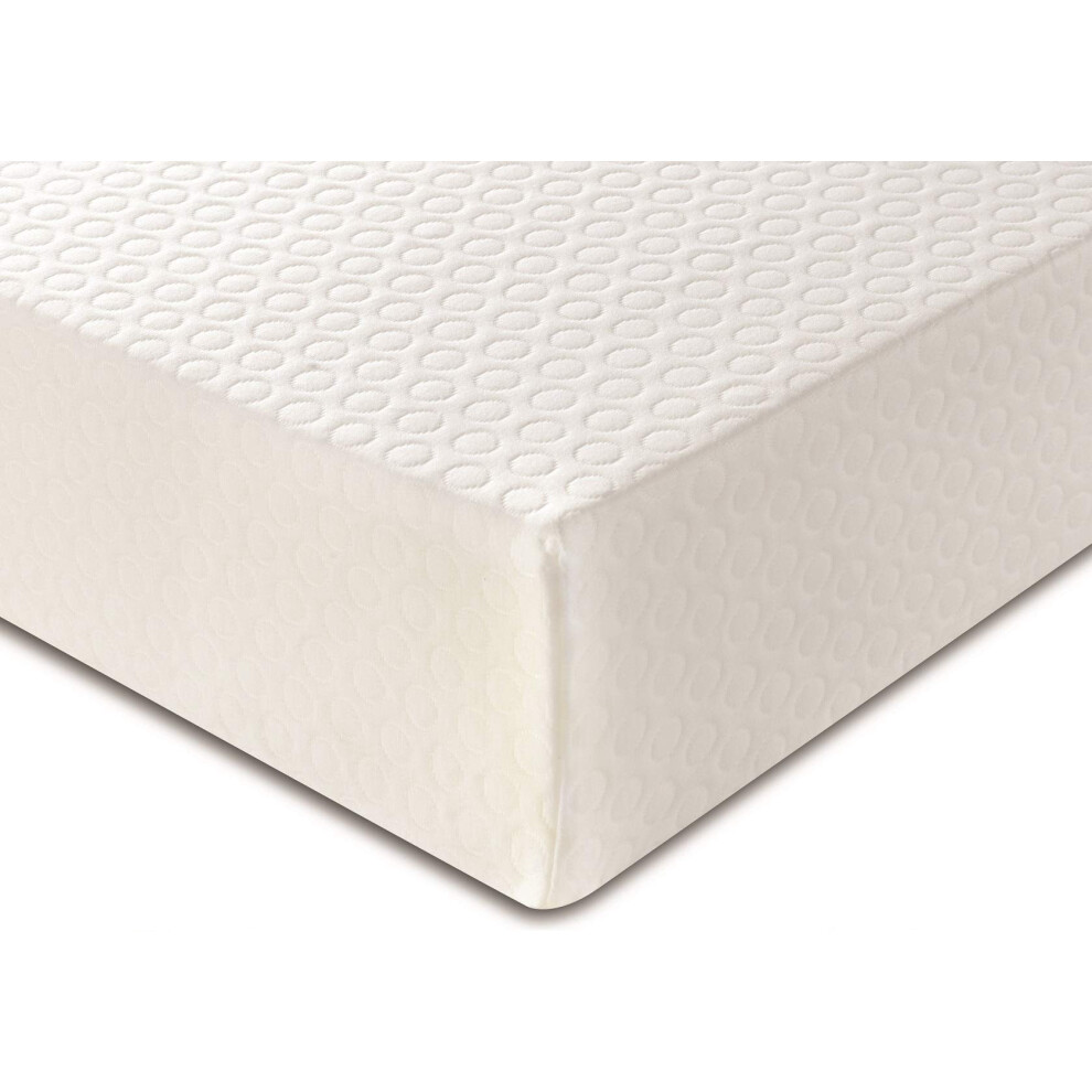 DuraTribe Golden Sleep EU European Single Memory Foam Mattress 15cm Medium Firm Comfort Orthopaedic Zipped Removable Washable Micro Quilted Cool-image-OPC-PGCB7SG-NEW