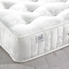 Orthopaedic 3000 Pocket Sprung, Happy Beds Richmond Medium Firm Tension Mattress with Natural Fillings - 5ft UK King (150 x 200 cm)