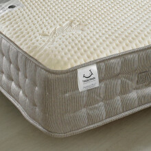 Memory Foam 2000 Pocket Sprung, Happy Beds Bamboo Vitality Medium Firm Tension Mattress with Reflex Foam - 5ft UK King (150 x 200 cm)