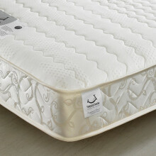 Memory Foam Open Coil Spring, Happy Beds Membound Medium Soft Tension Mattress with Reflex Foam - 3ft Single (90 x 190 cm)