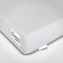 CLARENCE BEDS Cool Touch Memory Foam Mattress Rolled 3 Zone 3ft 4Fft 4ft6 5ft 6ft Sizes Removable Zip Cover (4ft Small Double)