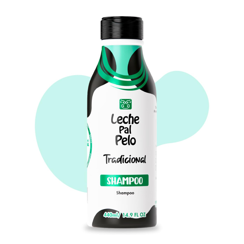 Leche Pal Pelo Salt Free Shampoo For Oily To Normal Hair | Soy & Wheat Protein | Deep Cleaning For Shiny And Silky Hair | Pre-Treatment |14.9 Oz.