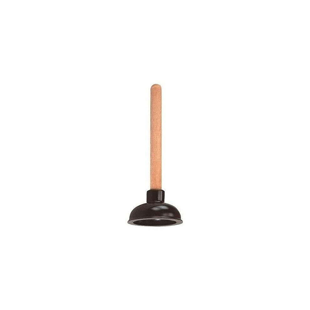 Rocky Mountain Goods Small Drain Plunger - Perfect Size For Unclogging Slow Sinks Drains Tubs And Showers - 9 Solid Wood Handle - Unclogs 089902456153