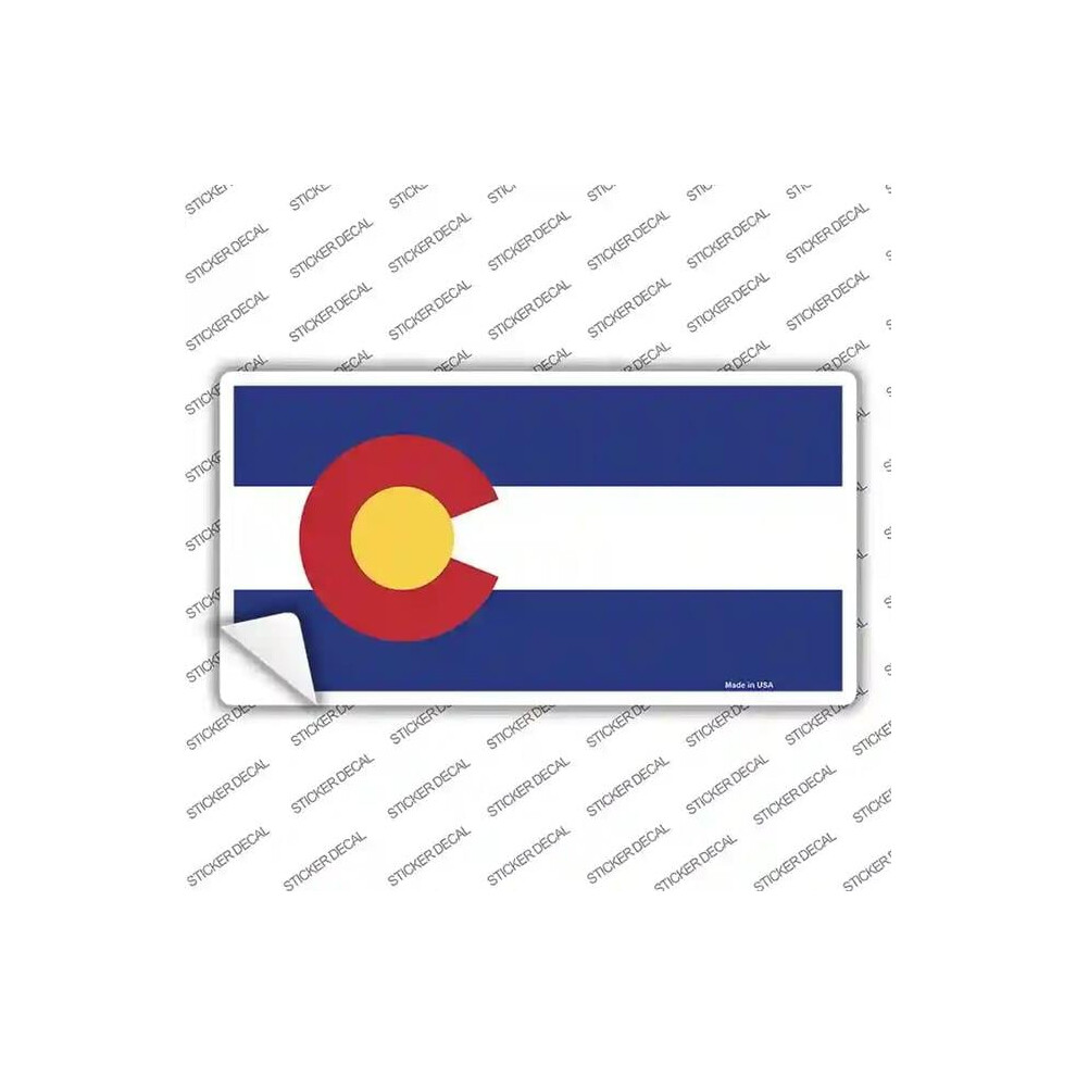 Smart Blonde Lp-3571S-L Colorado State Flag Novelty Sticker Decal - Large 792636457265