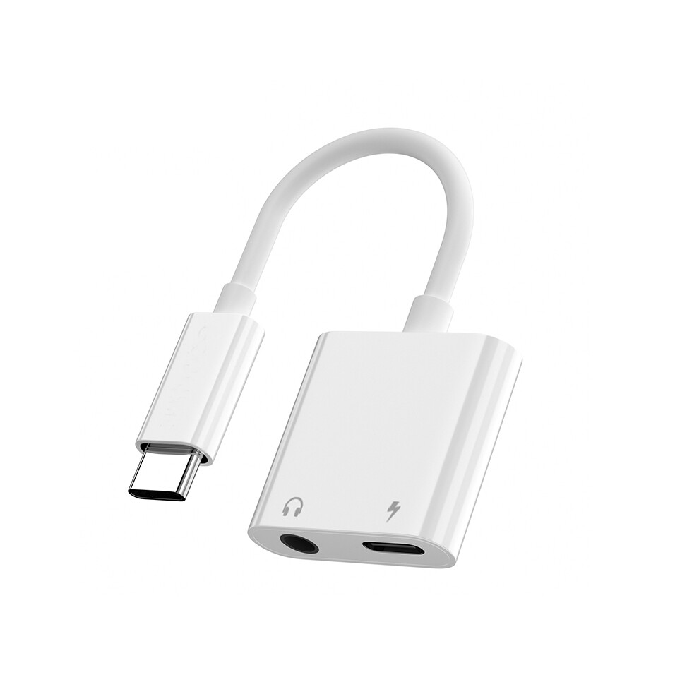 2 in 1 Type C to Type-C 10W 60W Fast Charging 3.5mm Earphone Jack Adapter Audio Cable For S23 S22 S21 S20 Note 20 Ultra 10 Plus-image-OPC-PGCBZZM-NEW