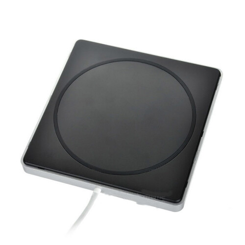 USB 3.0 Super Slim Slot-in External DVD-RW Drive - Silver 1