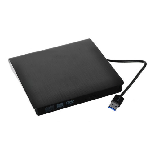 USB 3.0 Super Slim POP-UP Mobile External DVD-RW ODD Drive - Black