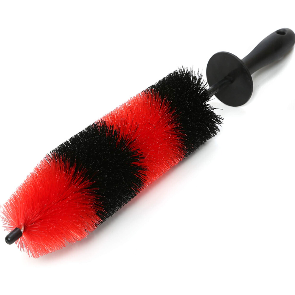 Takavu Master Wheel Brush Easy Reach Wheel And Rim Detailing Brush 18 Long Soft Bristle Car Wheel Brush Rim Tire Detail Brush Multipurpose Use For 8392315262856