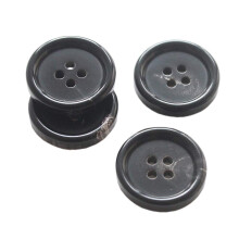 YaHoGa 22 Pieces Real Horn Buttons Set for Blazers Suits Coats 15MM 20