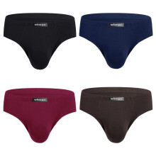 wirarpa Men's Underwear 4 Pack Modal Microfiber Briefs No Fly Covered