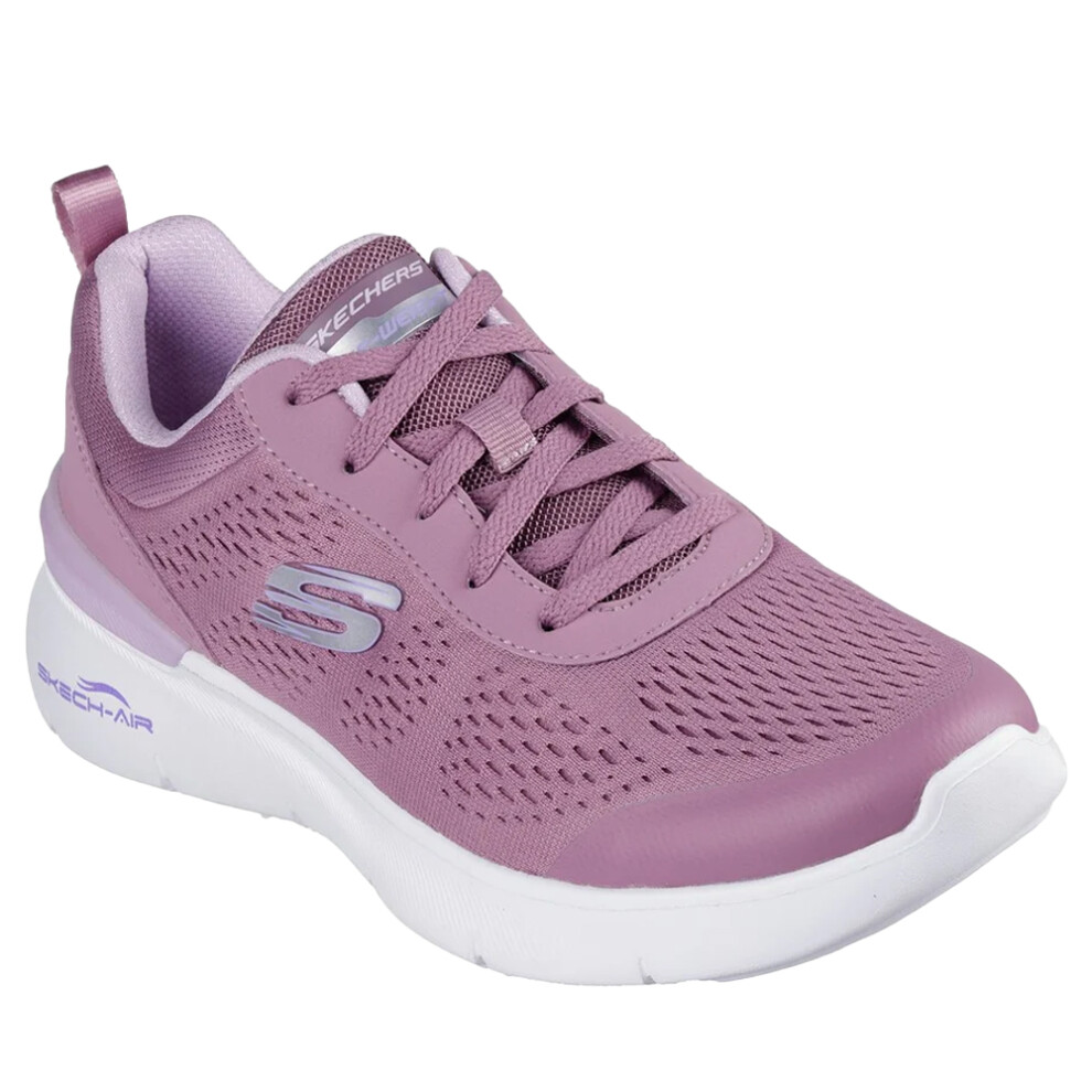 (8 UK, Mauve) Skechers Womens/Ladies Dynamight 2.0 New Heights Skech-Air Trainers