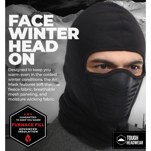 Tough Headwear Μάσκα Μπαλακλάβα - Θερμική Μάσκα Προσώπου για Κρύο καιρός 2