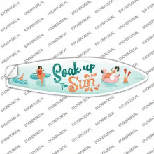 Smart Blonde SB-187s-XL Soak Up the Sun Novelty Surfboard Sticker Decal - Extra Large