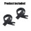 YaHoGa 2PCS #5 29 Inch Αποσπώμενοι Φερμουάρ για Ράψιμο Μπουφάν Μαύρο Πλαστικό (29" 2τεμ) 2