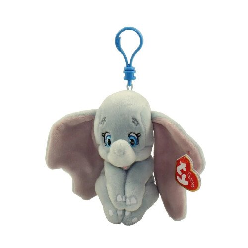 Ty Disney Dumbo The Elephant TY Key Clip Adorable Plush Accessory