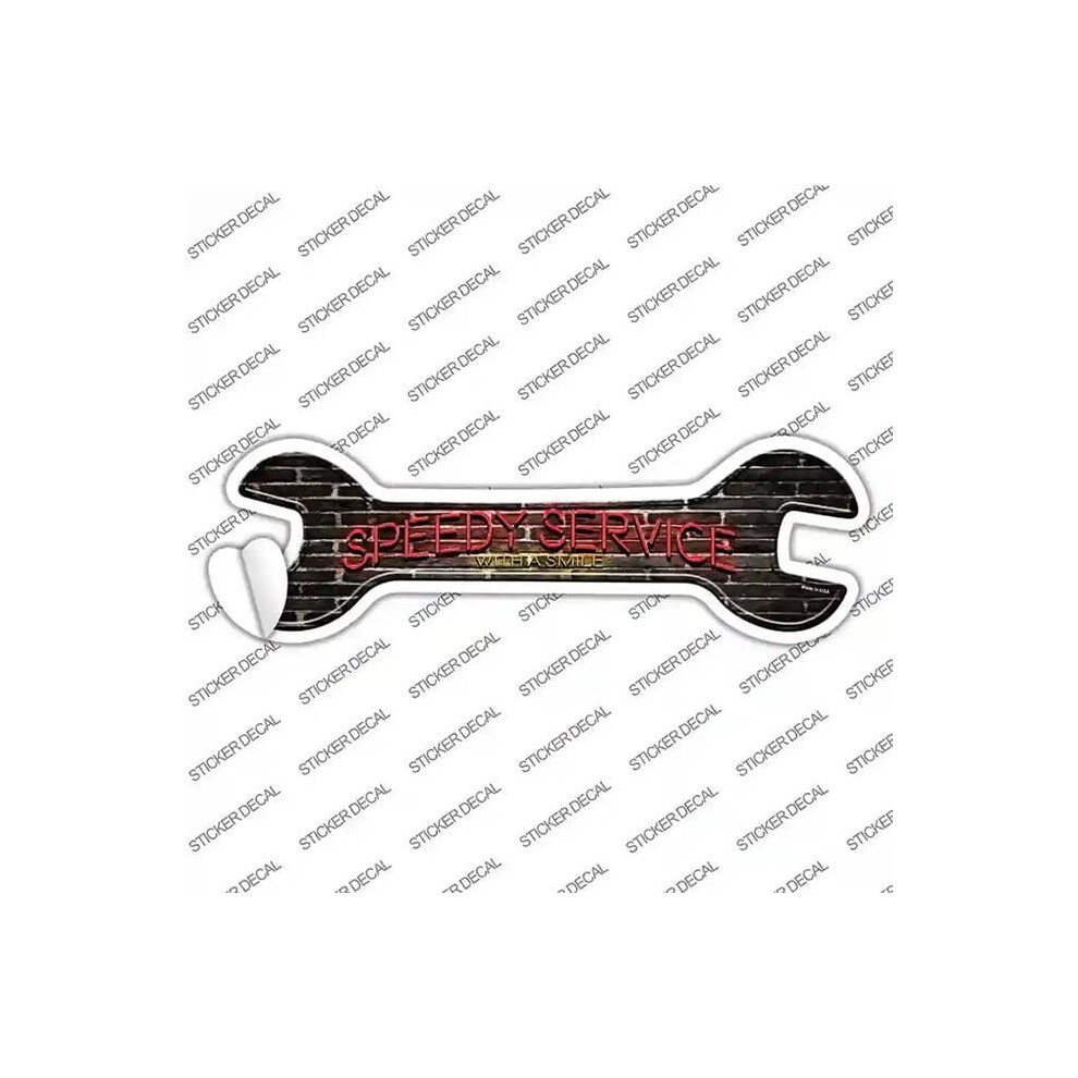 Photos - Other Electrical Equipment Smart Blonde W-125s-L Speedy Service Novelty Wrench Sticker Decal - Large