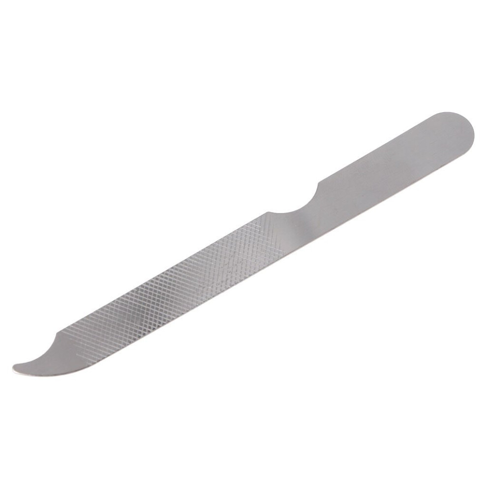 Onderdelen Express Parts Express Stainless Steel Metal Nail File Double Side Fingernail Toenail Files Metal File Buffer Fingernails Toenails Art New Pedicure