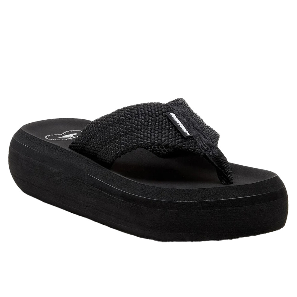 (8 UK, Black) Rocket Dog Womens/Ladies Sandy Webbing Sandals