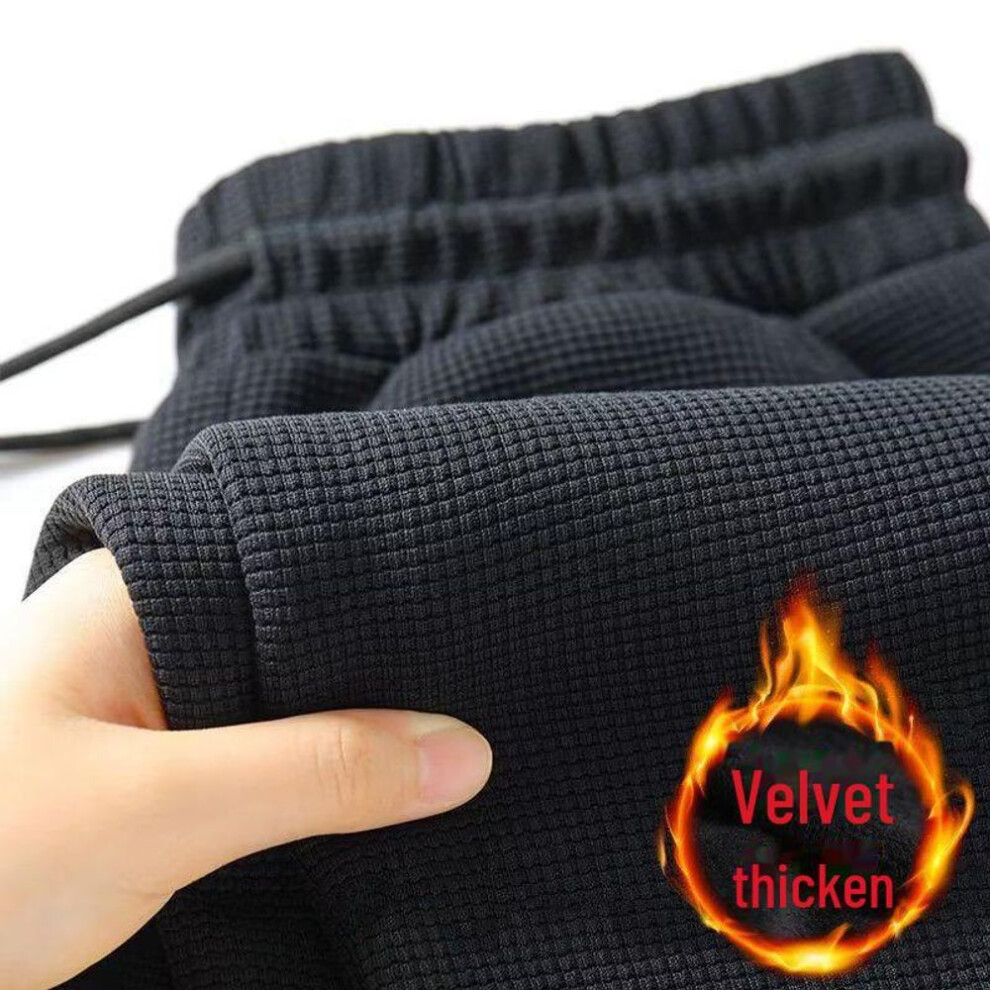(black, L) "2024 Men's Loose Fit Straight Leg Casual Pants in Trendy Hong Kong Style