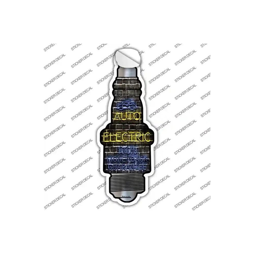 Photos - Other Electrical Equipment Smart Blonde J-053s-L Auto Electric Novelty Spark Plug Sticker Decal - Large