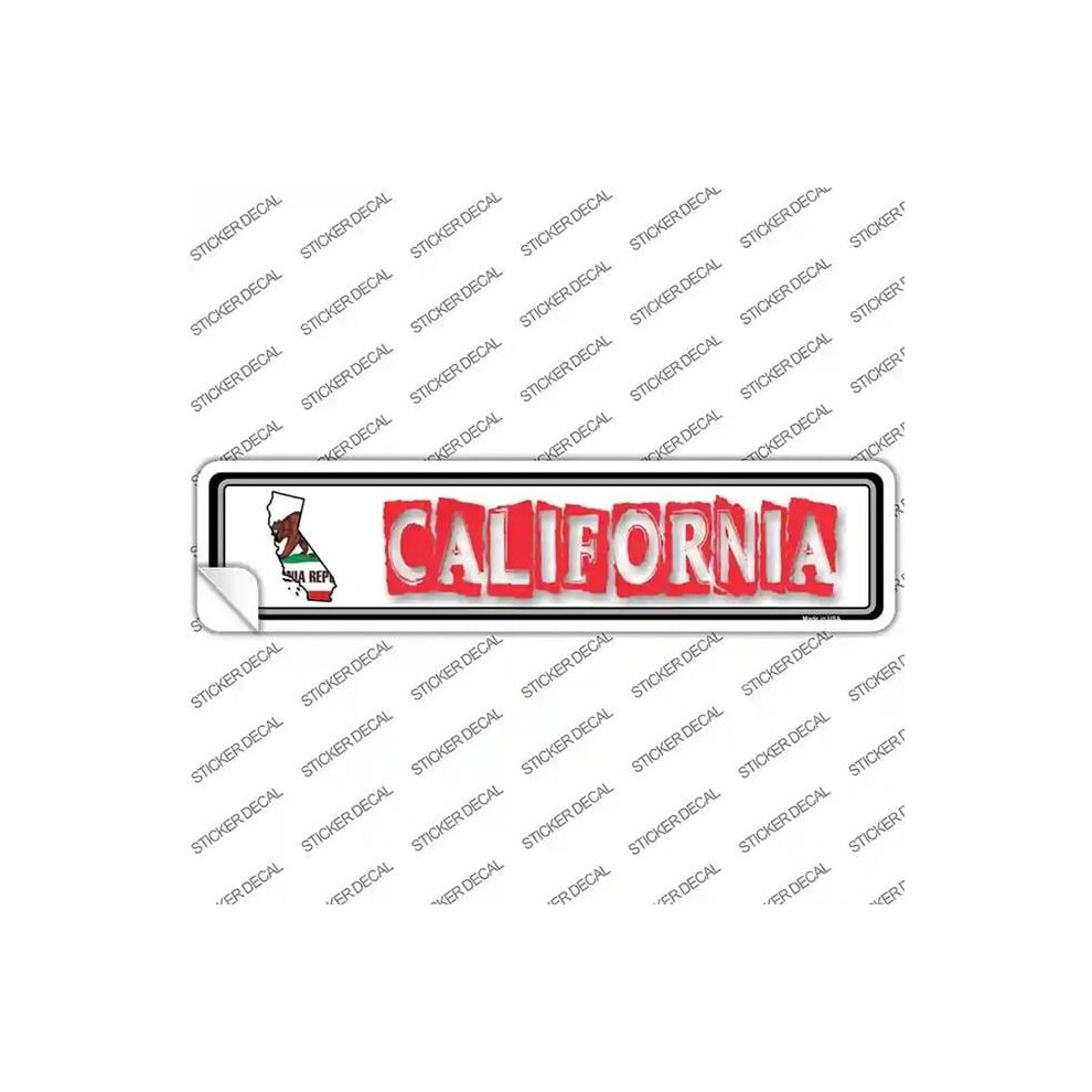 Smart Blonde K-304S-S California Outline Novelty Narrow Sticker Decal - Small 792636490910