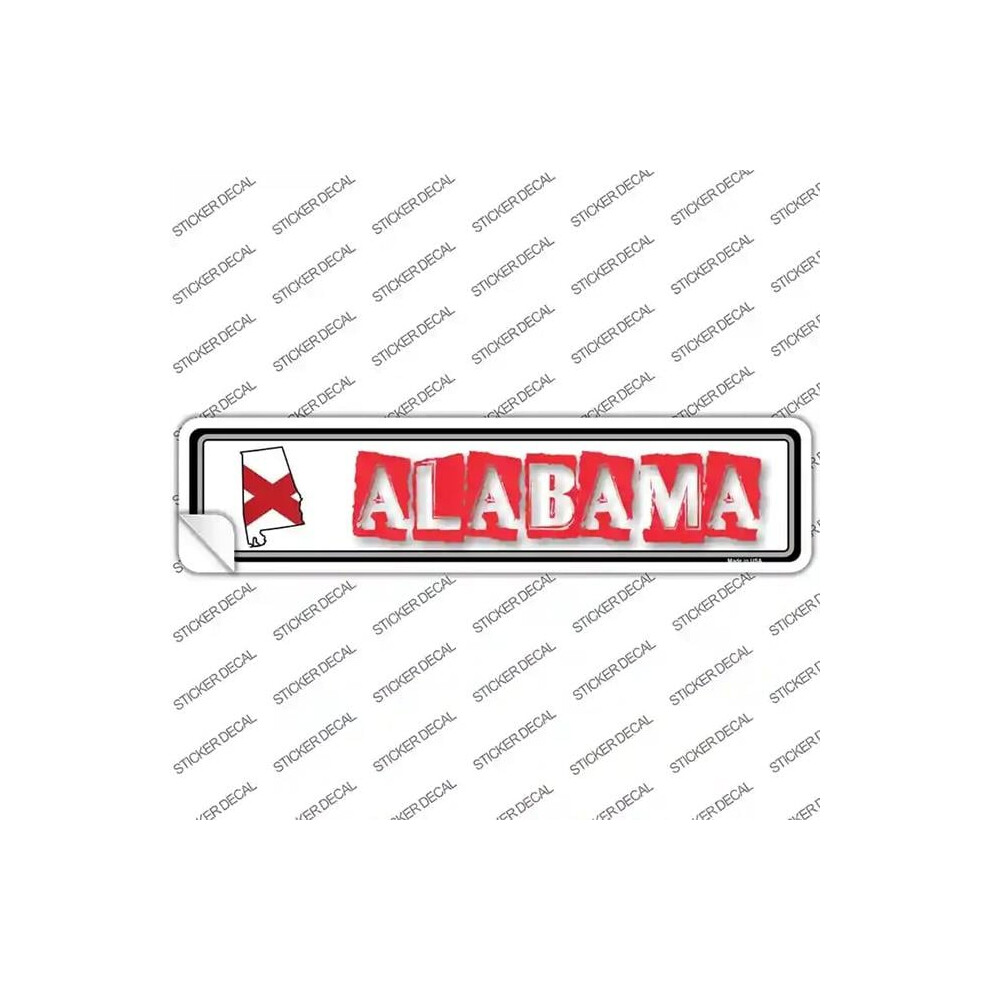 Smart Blonde K-300S-Xl Alabama Outline Novelty Narrow Sticker Decal - Extra Large 792636491306