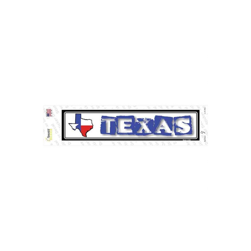 Smart Blonde K-342S-M Texas Outline Novelty Narrow Sticker Decal - Medium 792636491832