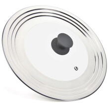 WishDirect Universal-Deckel fr Tpfe, Pfannen und Bratpfannen  ein Deckel passt auf alle 8,2512 Zoll groen Tpfe, Bratpfannen, Bratpfannen, Woks,