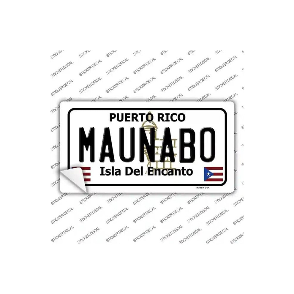 Smart Blonde Lp-2858S-L Maunabo Puerto Rico Novelty Sticker Decal - Large 792636495366