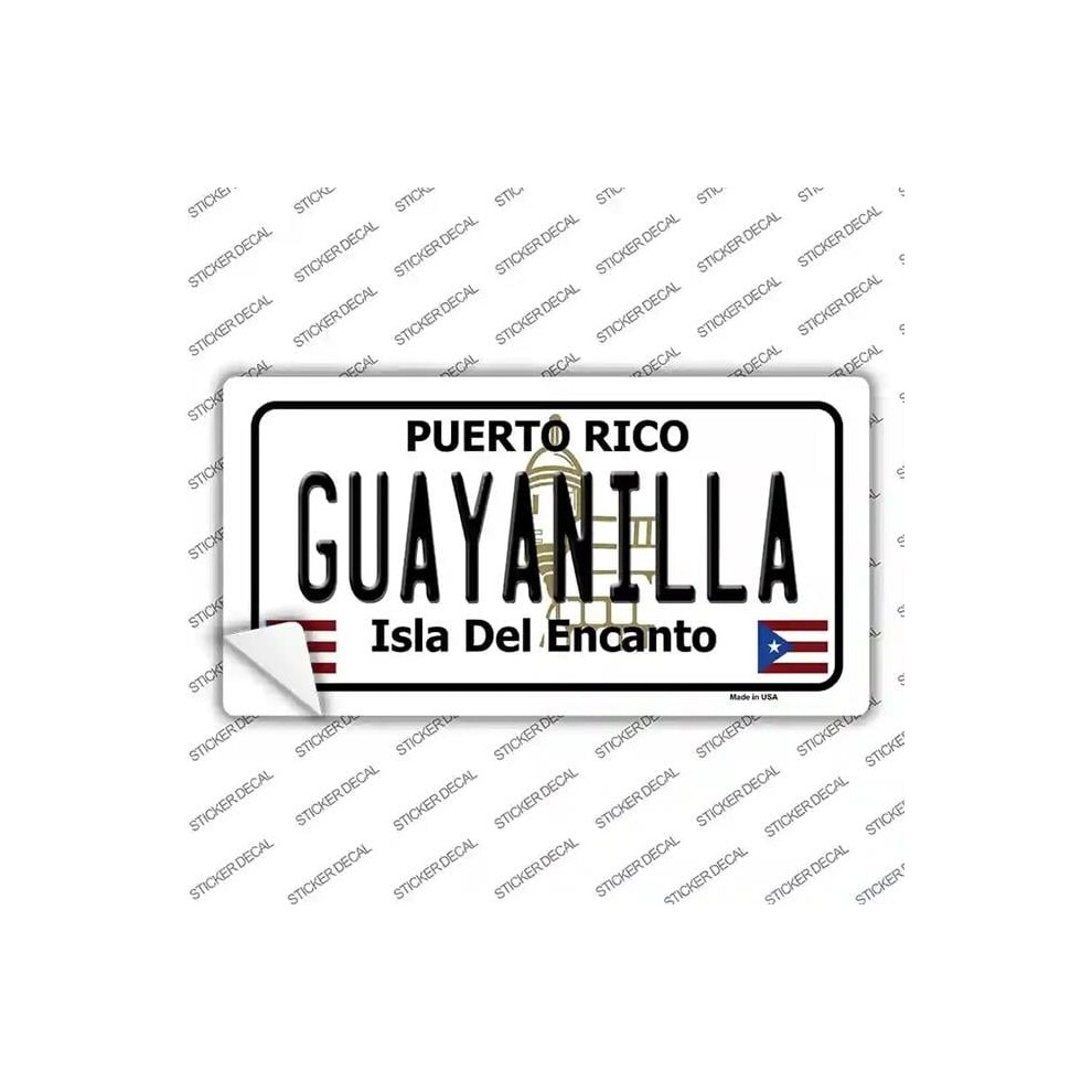 Smart Blonde Lp-2840S-Xl Guayanilla Puerto Rico Novelty Sticker Decal - Extra Large 792636496790