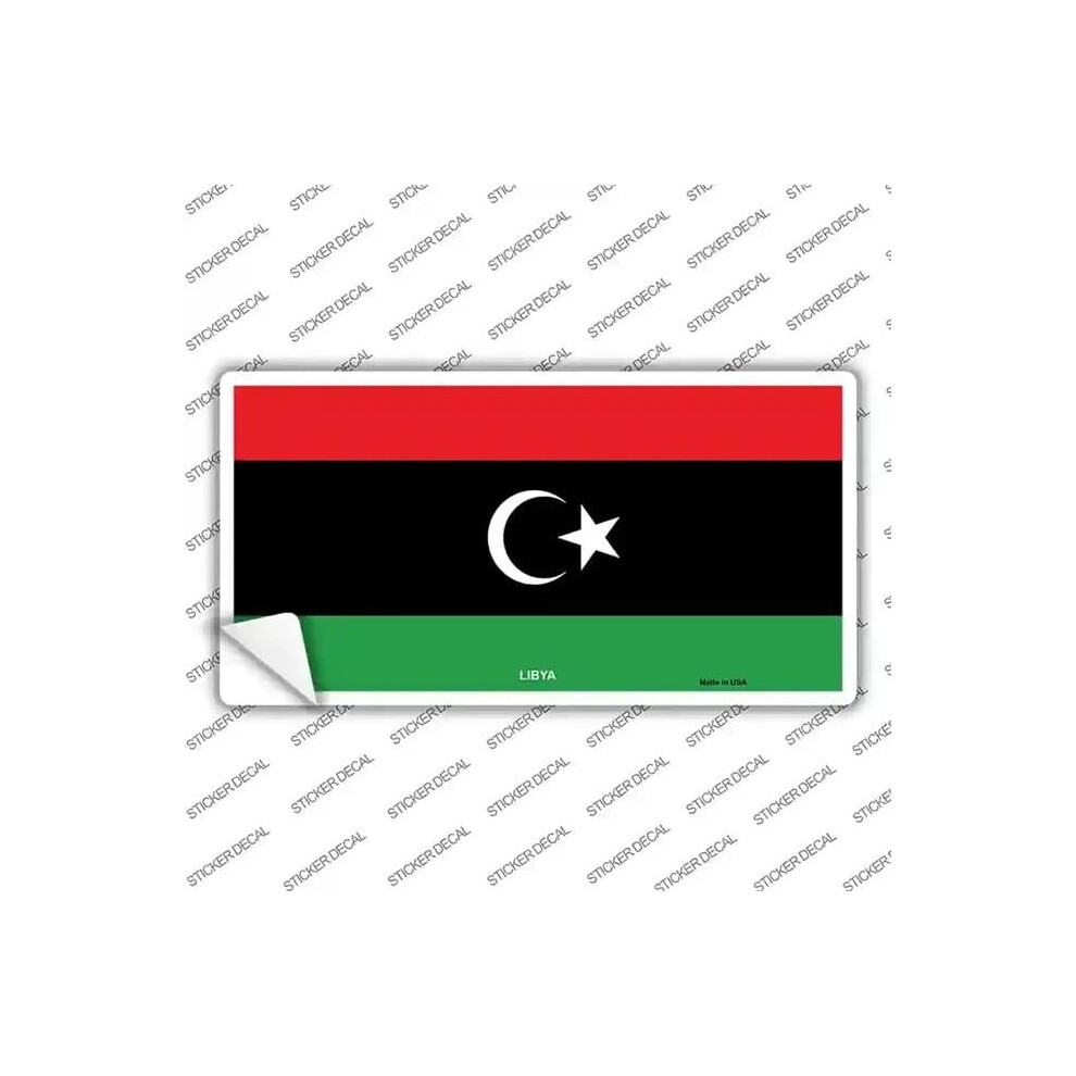 Smart Blonde Lp-4079S-Xl Libya Flag Novelty Sticker Decal - Extra Large 792636497728