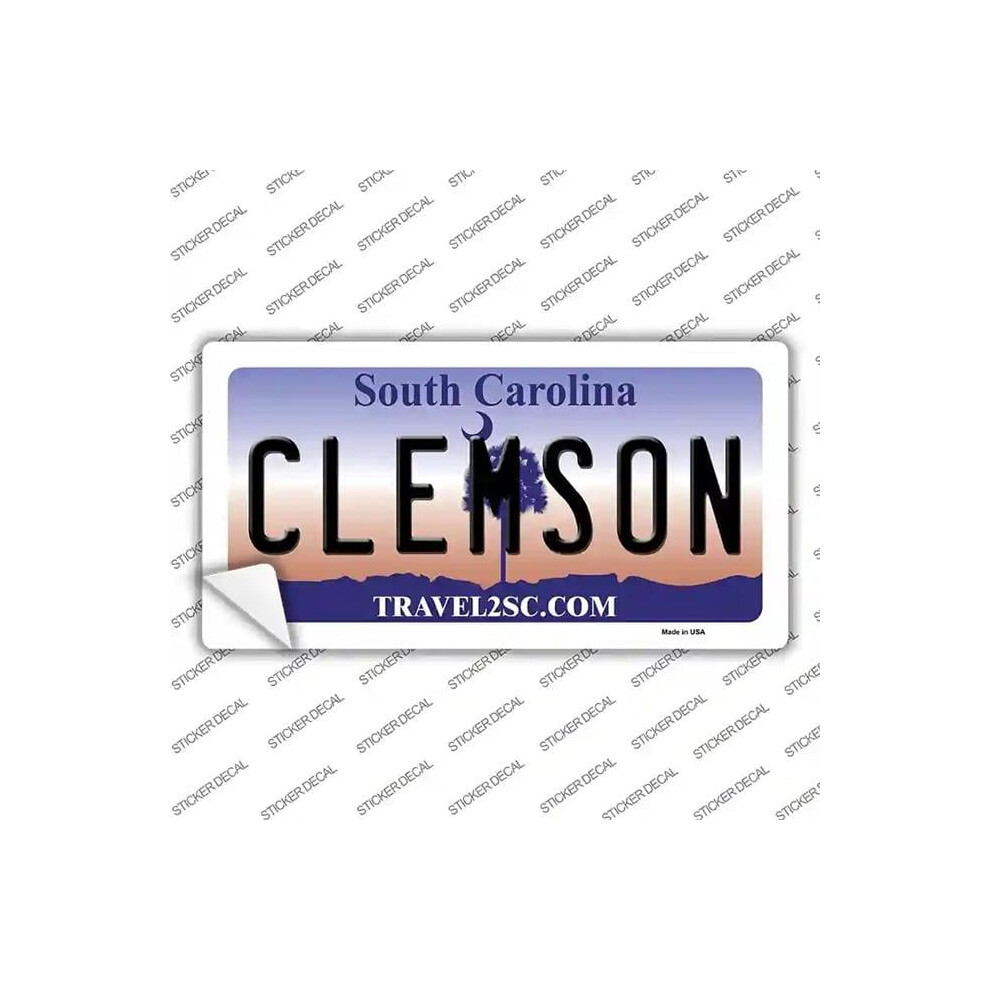 Smart Blonde Lp-6305S-Xl Clemson South Carolina Novelty Sticker Decal - Extra Large 792636500909