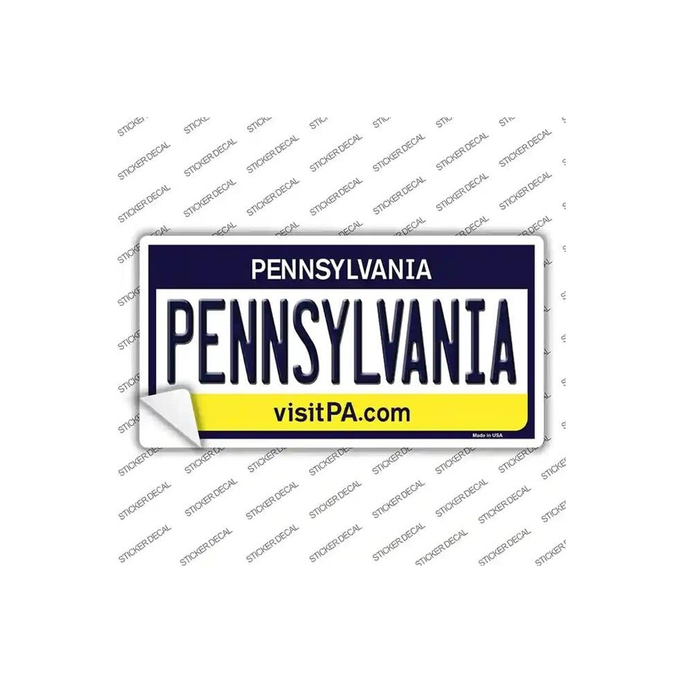 Smart Blonde Lp-6046S-L Pennsylvania State Novelty Sticker Decal - Large 792636501692